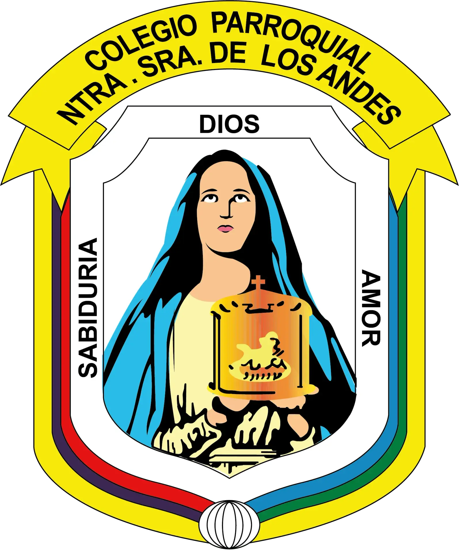 Escudo del Colegio Parroquial Nuestra Señora de los Andes